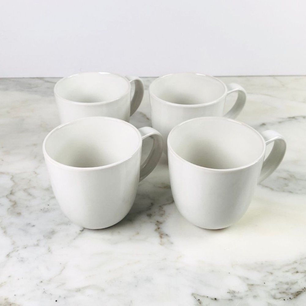 Set of 4 White Ikea 365 Mugs - Picture 2 of 3